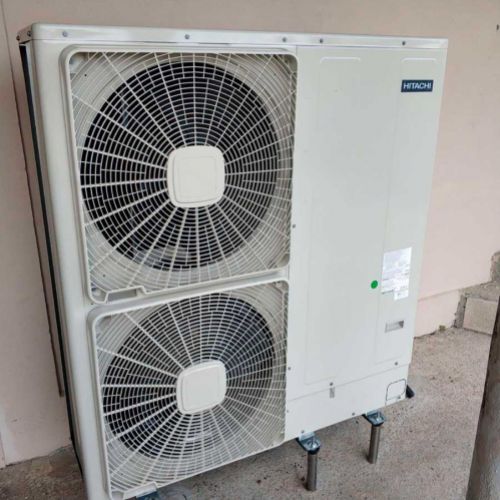 Bomba de calor y placa